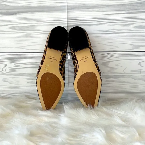 Cole Haan “Viola” Leopard Print Loafers