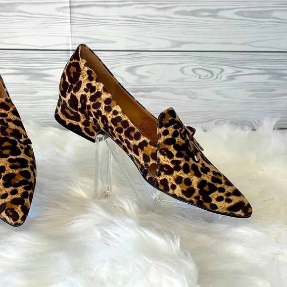 Cole Haan “Viola” Leopard Print Loafers