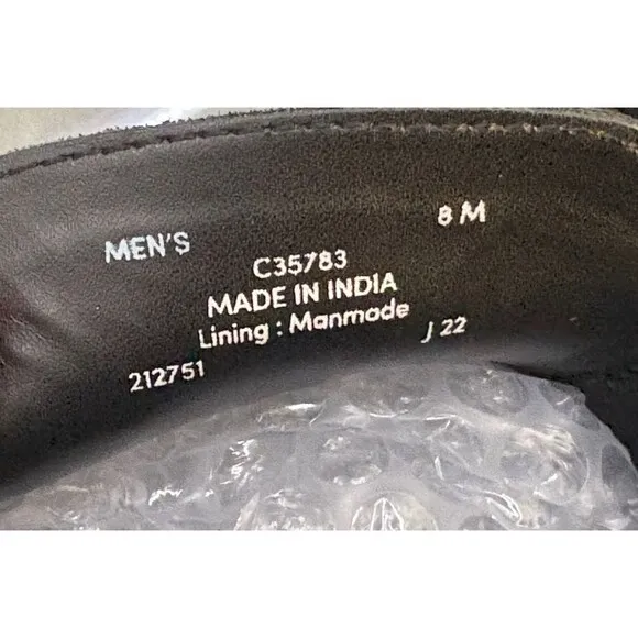 Cole Haan Wyatt $130 Men's Horsebit Loafers Shoes Size 8 Leather Black C35783