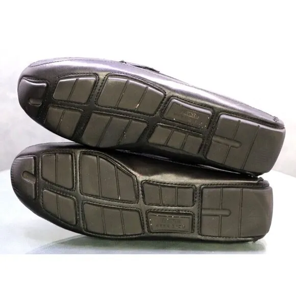 Cole Haan Wyatt $130 Men's Horsebit Loafers Shoes Size 8 Leather Black C35783