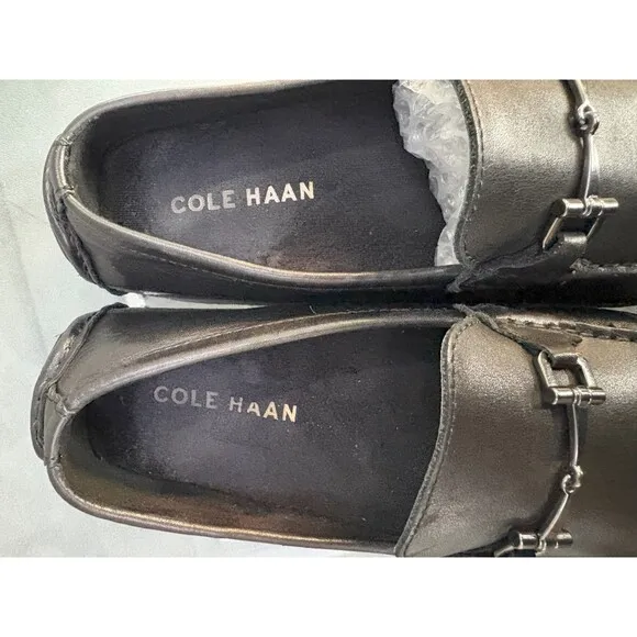 Cole Haan Wyatt $130 Men's Horsebit Loafers Shoes Size 8 Leather Black C35783