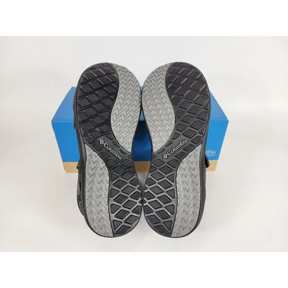 Columbia 2 Strap Athletic Sandals Shoes Mens Size 8 Steel Gray Black BM0111-010