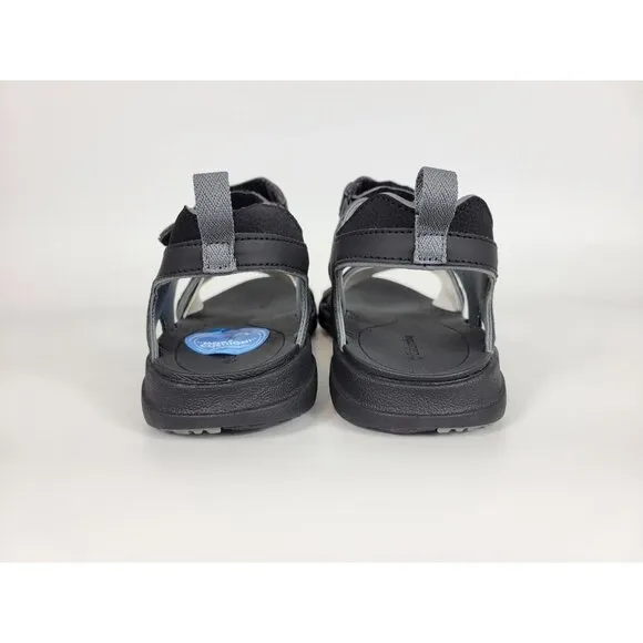 Columbia 2 Strap Athletic Sandals Shoes Mens Size 8 Steel Gray Black BM0111-010