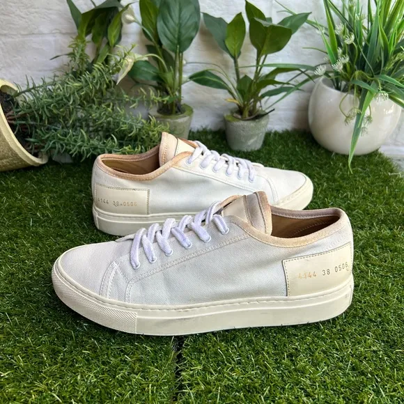 Common ProjectsWhite RecycledNylon TournamentLow Sneakers size 38 US8