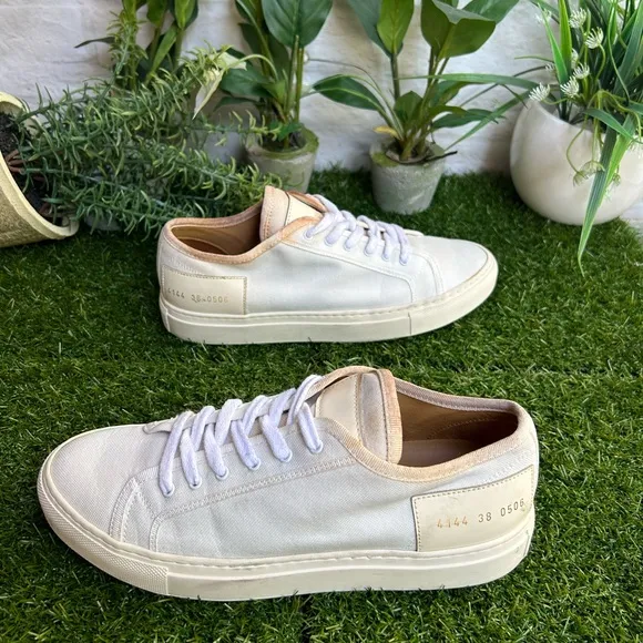 Common ProjectsWhite RecycledNylon TournamentLow Sneakers size 38 US8