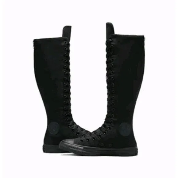 Converse A12325C Chuck Taylor All Star XX Hi Black Womens Boots Size 8