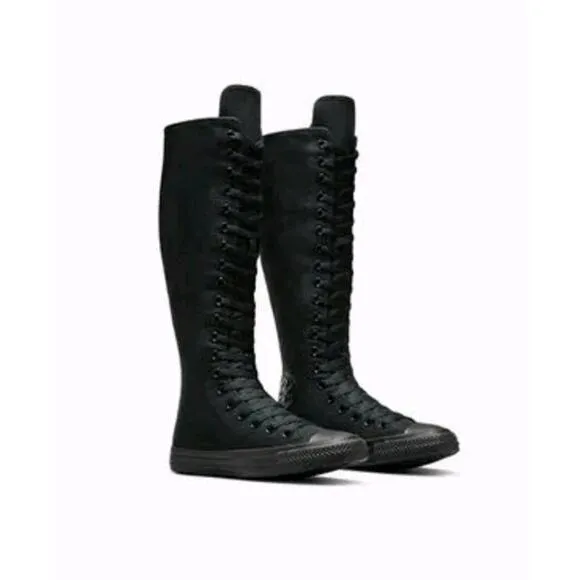 Converse A12325C Chuck Taylor All Star XX Hi Black Womens Boots Size 8