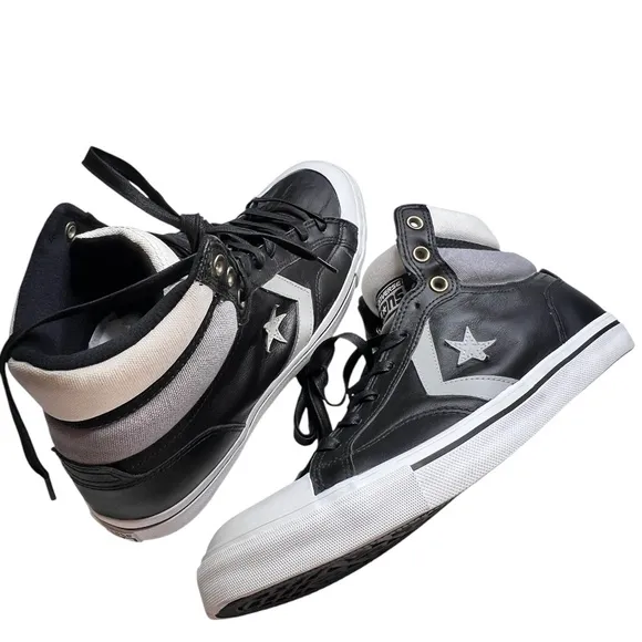 Converse All Star CONS Leather High Top Sneakers NWOT
