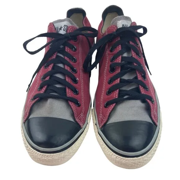 Converse All Star Mens Converse Sneakers M12 W14 Burgundy Black Getz No Beta