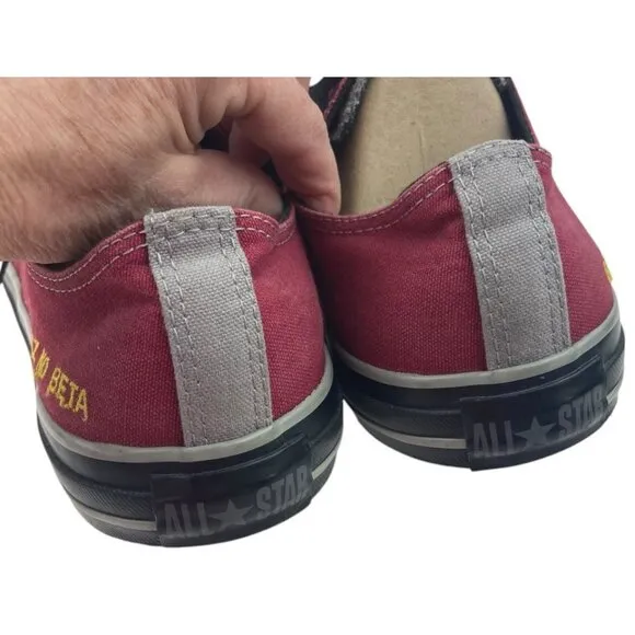 Converse All Star Mens Converse Sneakers M12 W14 Burgundy Black Getz No Beta