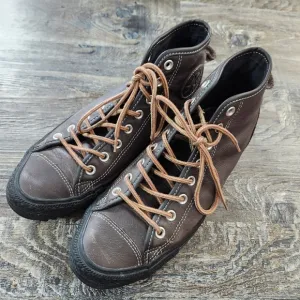 Converse All Star Thinsulate Brown Leather High-Top Sneakers, Men's 9.5