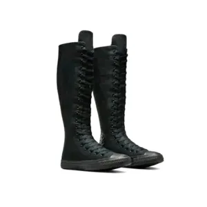 Converse Chuck Taylor All Star XX Hi Black Womens Boots Knee High Size 9 A12325C