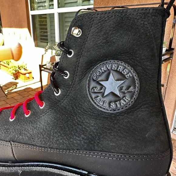 Converse Chuck Taylor Crafted Boot Black Prime Pink 173213C