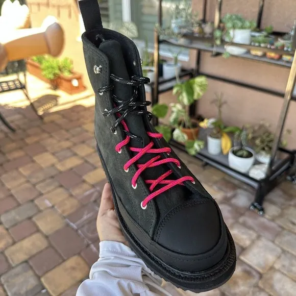 Converse Chuck Taylor Crafted Boot Black Prime Pink 173213C