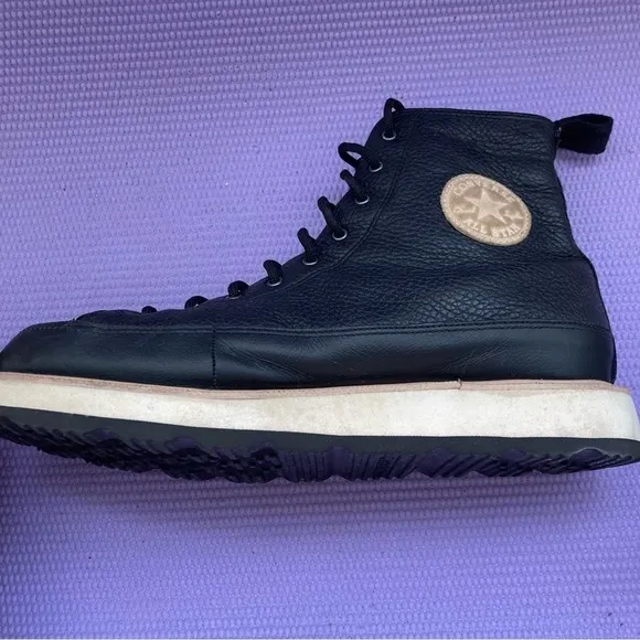 Converse Chuck Taylor Leather Terrain Boots Shoe 162355C Black W 12 / M …