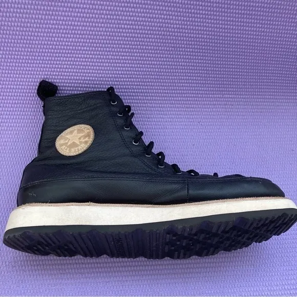 Converse Chuck Taylor Leather Terrain Boots Shoe 162355C Black W 12 / M …