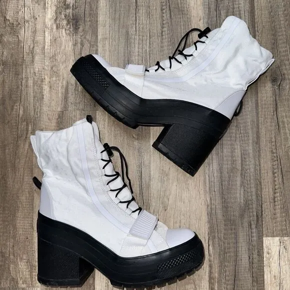 Converse Chuck Taylor Women’s All Star GR82 Platform Boots White SIZE 9