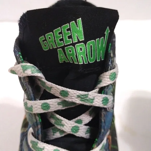 Converse CTAS DC Comics Green Arrow Hi Top Sneakers Unisex Men's US 6, Women's 8