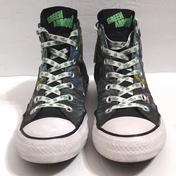 Converse CTAS DC Comics Green Arrow Hi Top Sneakers Unisex Men's US 6, Women's 8