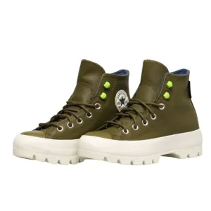 Converse CTAS Moss Olive Gortex Lug Sole Leather Sneakers Size 7.5 568764C