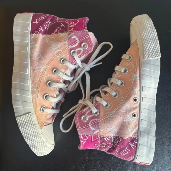Converse ‘Not a Chuck’ Pink Two Tone High Top Sneakers