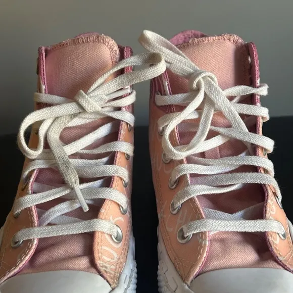 Converse ‘Not a Chuck’ Pink Two Tone High Top Sneakers