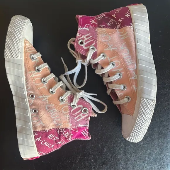 Converse ‘Not a Chuck’ Pink Two Tone High Top Sneakers