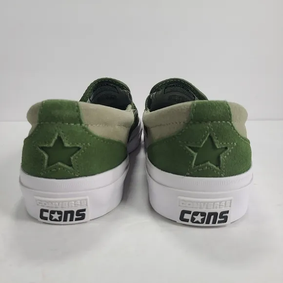 Converse One Star Pro Slip Cons Low Cyress Green Men Size 8.5