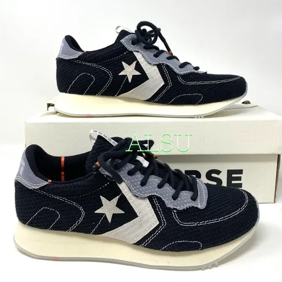 Converse Thunderbolt Men’s Size Low Top Canvas Black Casual Sneakers 163894C