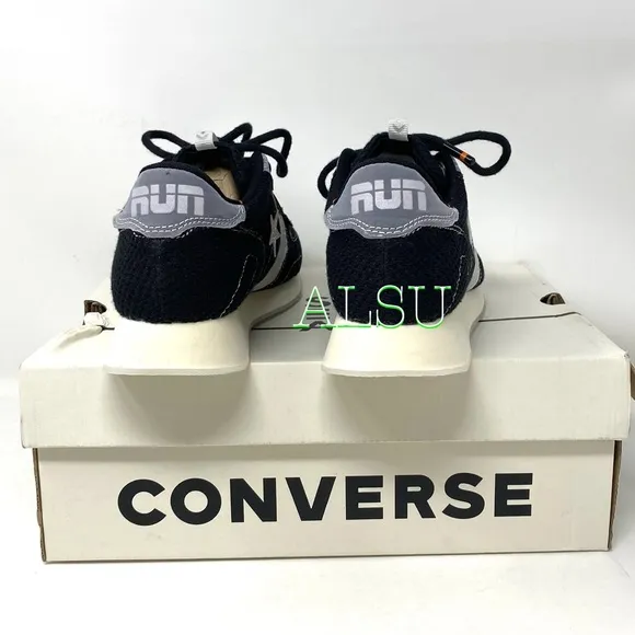 Converse Thunderbolt Men’s Size Low Top Canvas Black Casual Sneakers 163894C