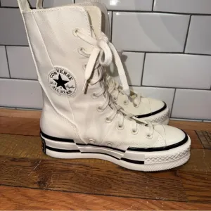 Converse White High-Top Platform Sneakers