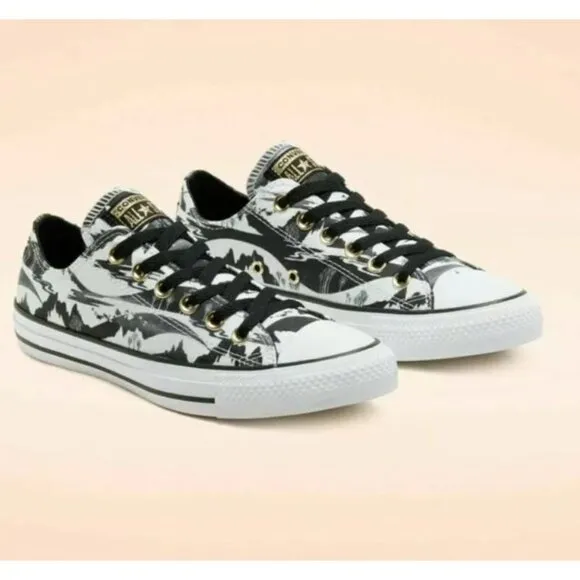 Converse X Disney Chuck Taylor Sneakers Women 11/Men 9 Frozen 2 Enchanted Forest