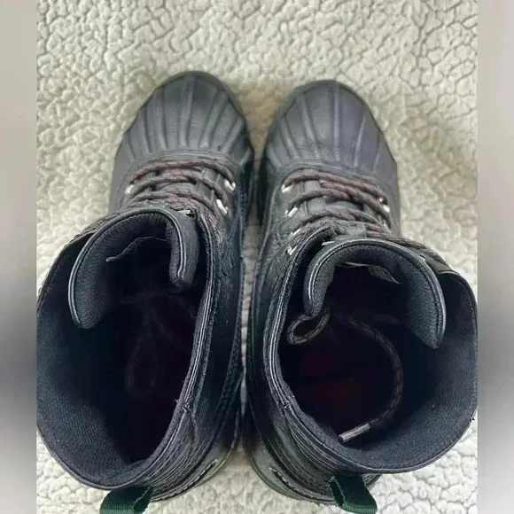 Coogi Men’s Black Leather Mid Top Boots Size Men’s 11