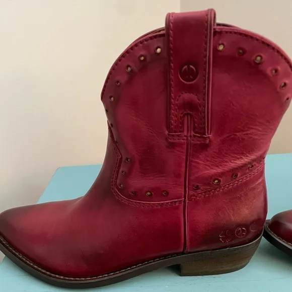 COPY - 🛍️2XHP🛍️ NIB LUCKY BRAND Red Western Boots