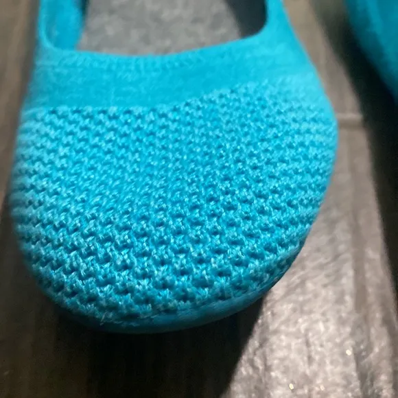 COPY - All Birds breathable round toe flats teal