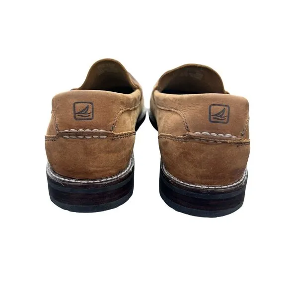 COPY - Sperry Top Sider Mens Size 8.5 M Gold Cup Brown Penny Loafer Shoes Colle…