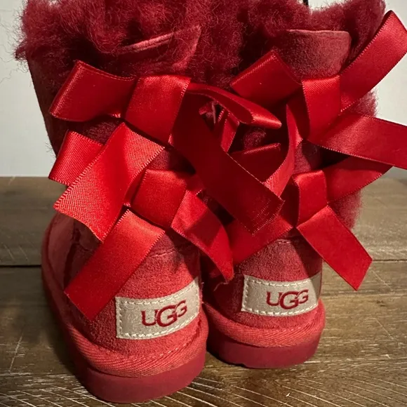 Cozy Red Kids Boots