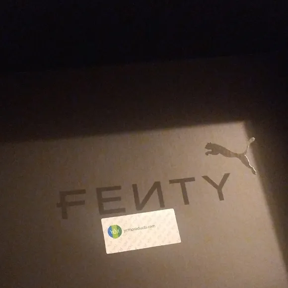 Creepy Phatty PS Puma X FENTY : Speed Blue and Lime Pow Suede Sneakers - Kids