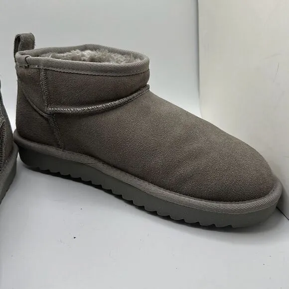 CUSHIONAIRE Women's pull on boot 8.5 GRAY