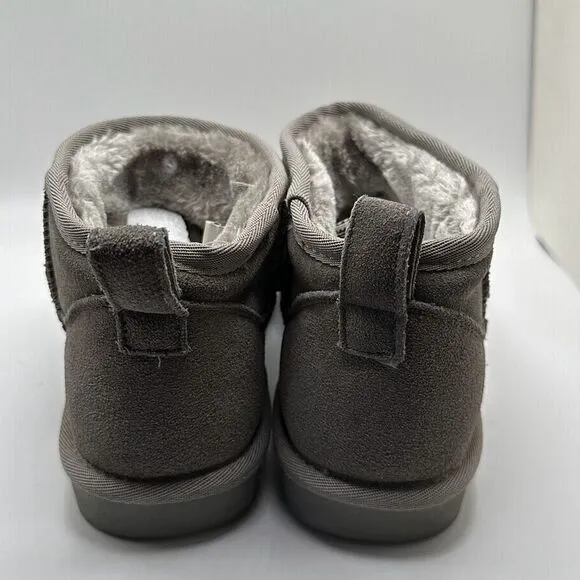 CUSHIONAIRE Women's pull on boot 8.5 GRAY