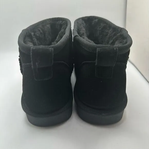 CUSHIONAIRE Women's pull on boot 9 BLACK