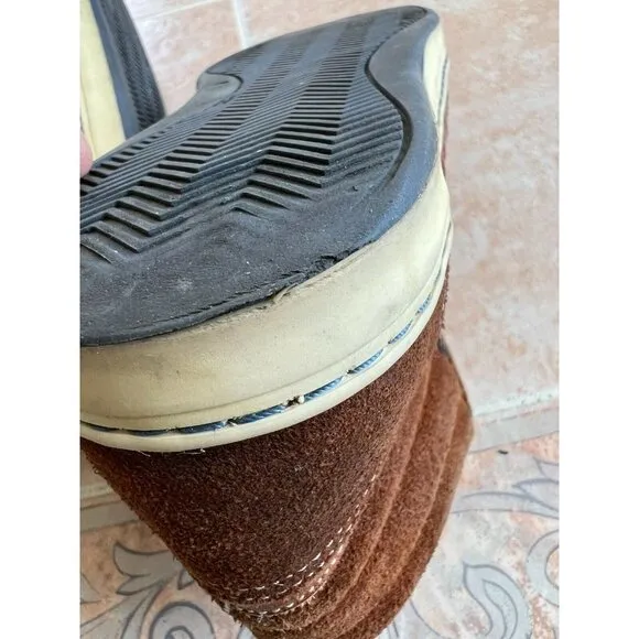Cycleur‎ de luxe brown Leather sneakers men size 40