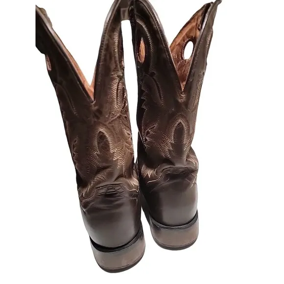 Dan Post Men's Abram Cowboy Boots DP4562 - Brown Leather - Size 9.5