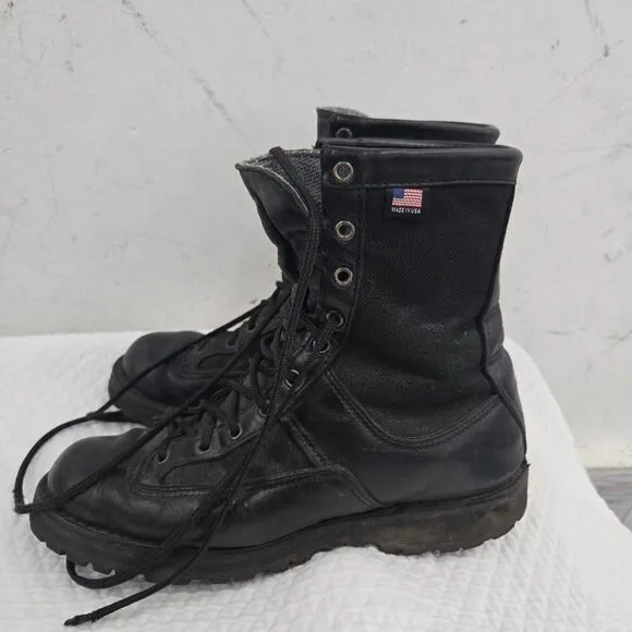 Danner Men's UNIS ACADIA 8&quot; Black Boots 21210, GORE-TEX Lining US Size 8.5