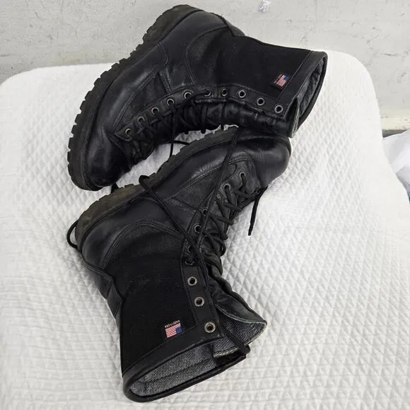 Danner Men's UNIS ACADIA 8&quot; Black Boots 21210, GORE-TEX Lining US Size 8.5