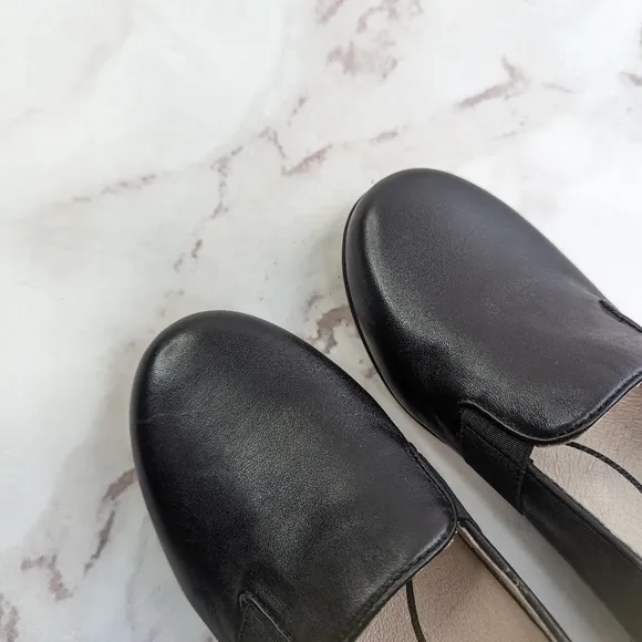 Dansko Loafer Women US 6 EUR 37 Black Low Top Slip On Flats Clog Shoe Farah