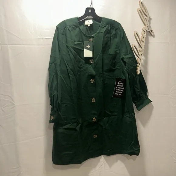 Dark Green Blake Dress