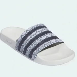 Denim stripe adilette sandals​