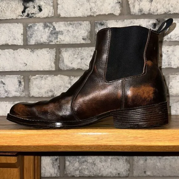 Dexter USA 11 Men’s Chelsea Genuine Leather Slip on Pull on Ankle Boots