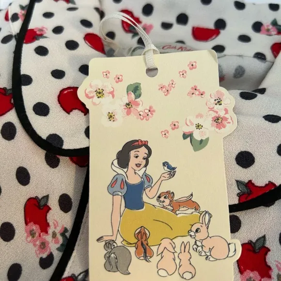Disney x Cath Kidston Snow White Apple Polka Dot Dress NWT Size 12